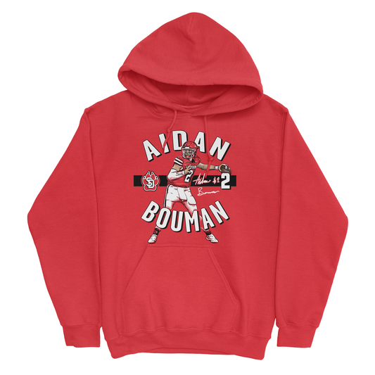 EXCLUSIVE RELEASE - Aidan Bouman Illustrated Red Hoodie