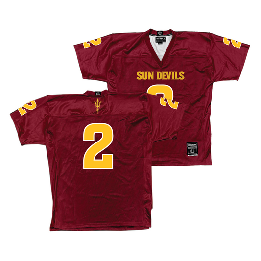 Arizona State Football Maroon Jersey - Xavion Alford