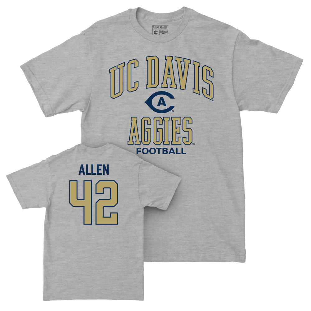 UC Davis Football Sport Grey Classic Tee  - Charlie Allen