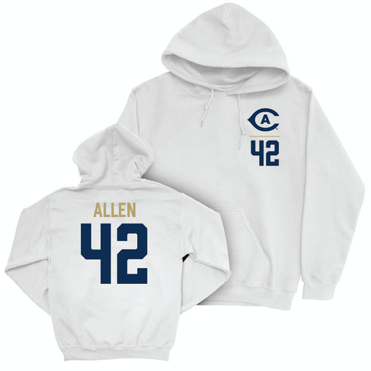 UC Davis Football White Logo Hoodie  - Charlie Allen