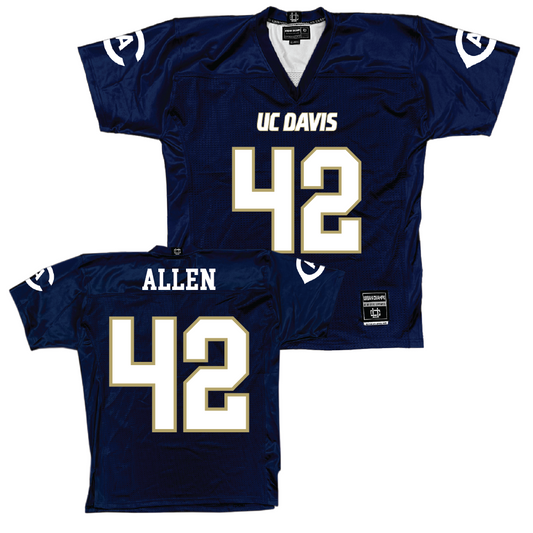 UC Davis Football Navy Jersey  - Charlie Allen