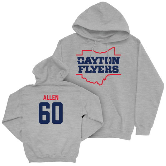 Dayton Football Sport Grey State Hoodie - Joel Allen