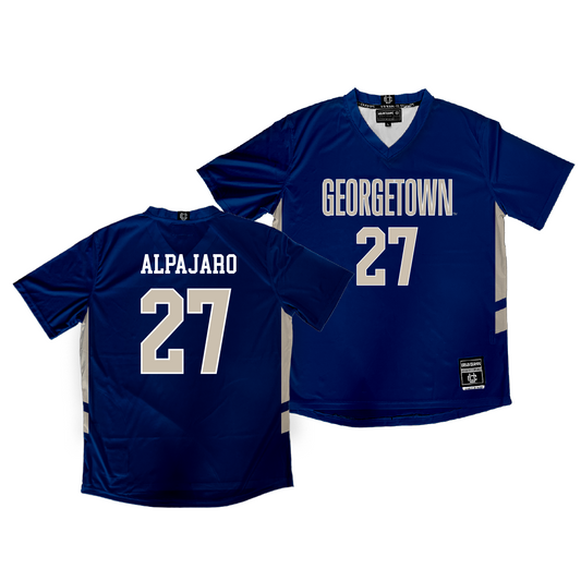 Georgetown Women's Lacrosse Navy Jersey - Fran Alpajaro