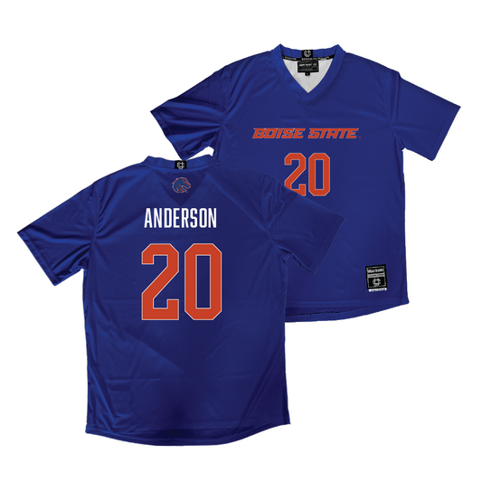 Boise State Women's Soccer Blue Jersey  - Jillian Anderson