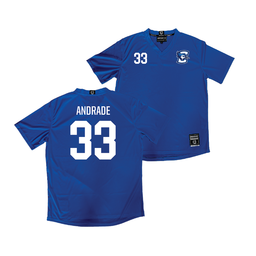 Creighton Men's Soccer Blue Jersey - Pablo Andrade  | #33