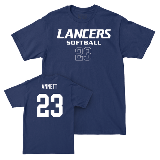 CBU Softball Navy Staple Tee   - Ashlee Annett