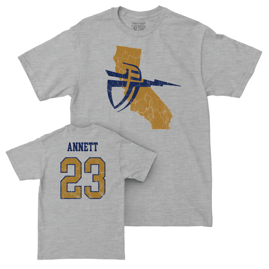 CBU Softball Sport Grey State Tee   - Ashlee Annett