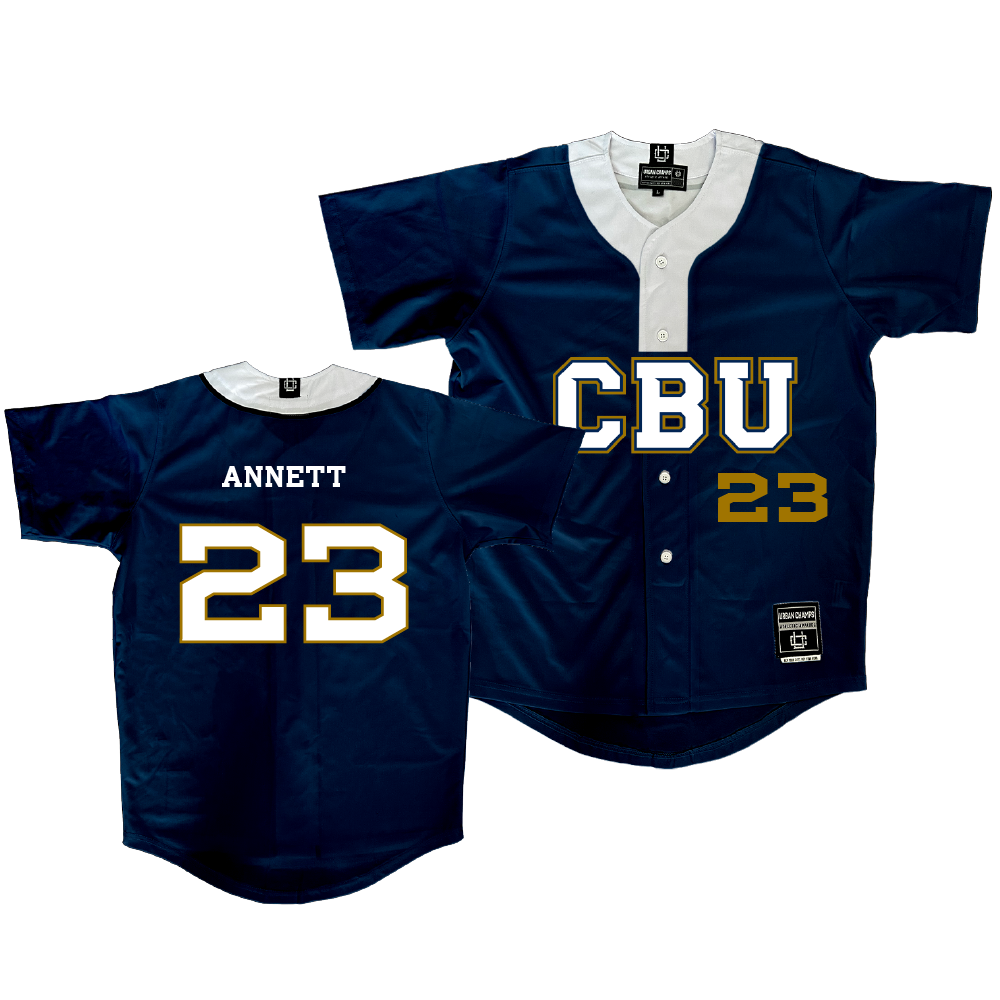 CBU Softball Navy Jersey  - Ashlee Annett