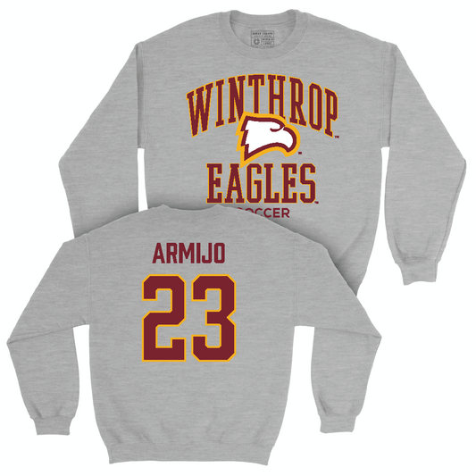 Winthrop Men's Soccer Sport Grey Classic Crew  - Ryan Armijo