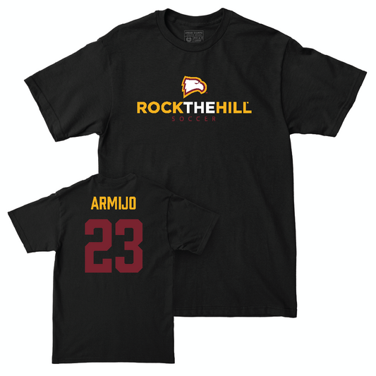 Winthrop Men's Soccer Black Club Tee  - Ryan Armijo