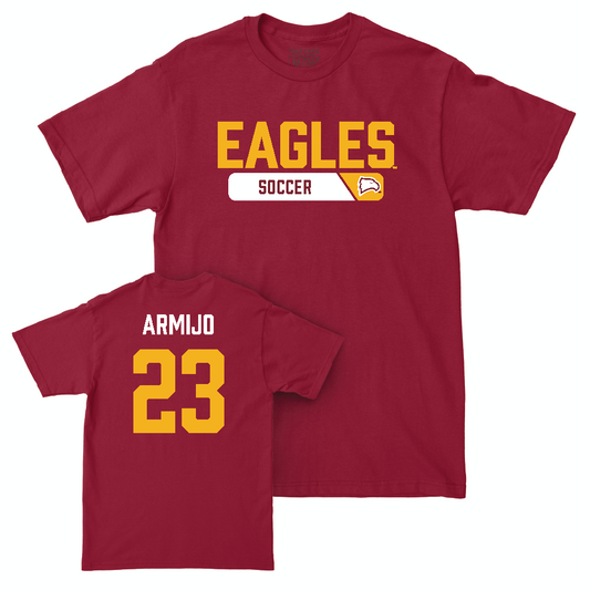 Winthrop Men's Soccer Maroon Staple Tee  - Ryan Armijo