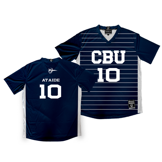 CBU Men's Soccer Navy Jersey - Arthur Ataide | #10