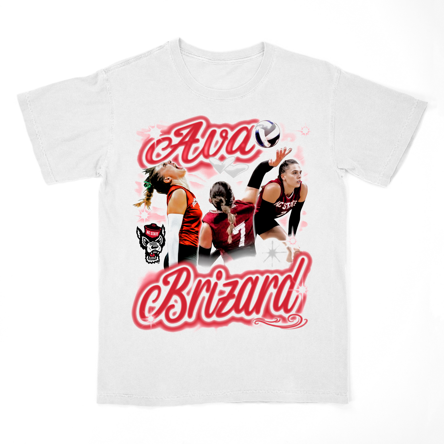 EXCLUSIVE RELEASE: Ava Brizard Throwback White Tee