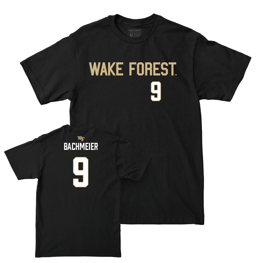 Wake Forest Football Black Sideline Tee  - Hank Bachmeier