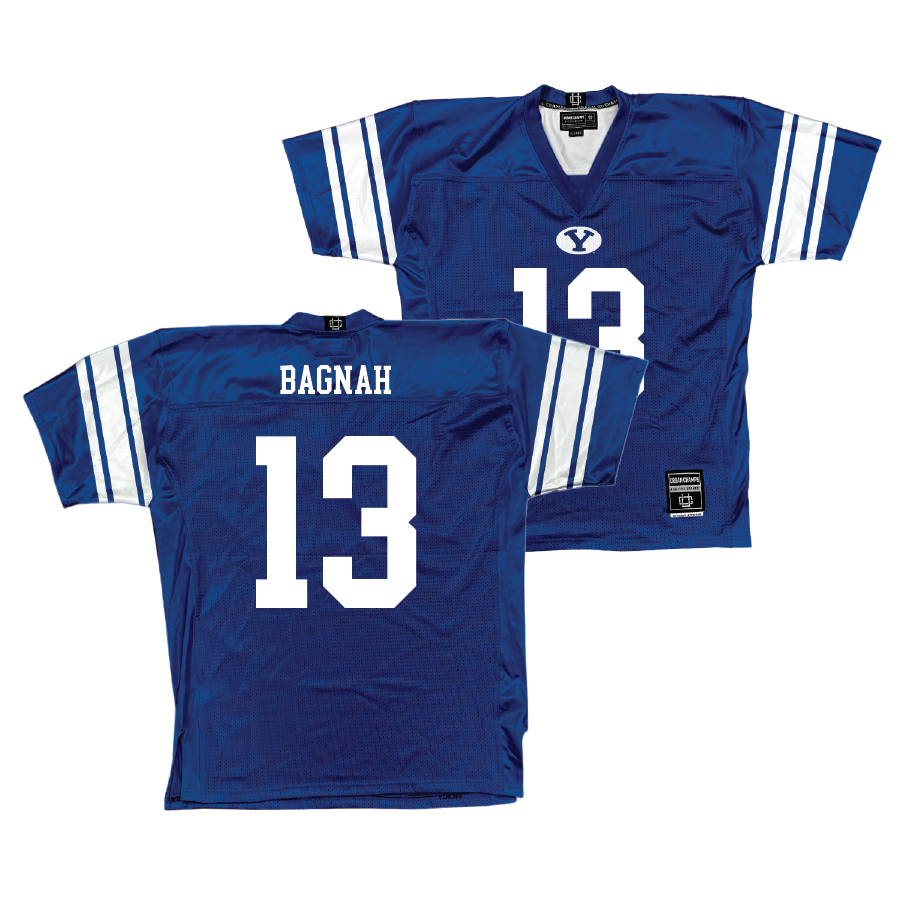 BYU Football Royal Jersey - Isaiah Bagnah