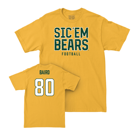 Baylor Football Gold Sic 'Em Tee  - Jackson Baird