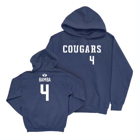 BYU Football Navy Cougars Hoodie - Mory Bamba