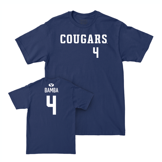 BYU Football Navy Cougars Tee - Mory Bamba