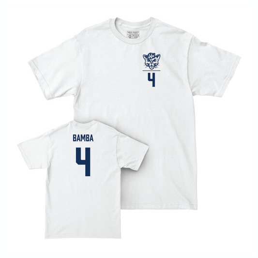 BYU Football White Logo Comfort Colors Tee - Mory Bamba