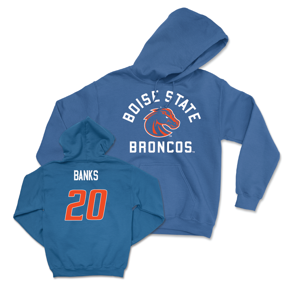 Boise State Football Blue Arch Hoodie  - Davon Banks