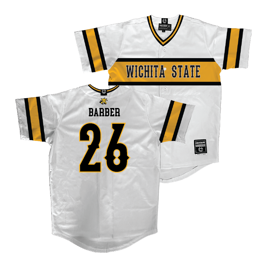 Wichita State Softball White Jersey - Chloe Barber | #26