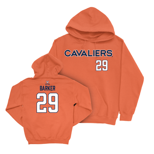 Virginia Baseball Orange Cavaliers Hoodie  - Blake Barker