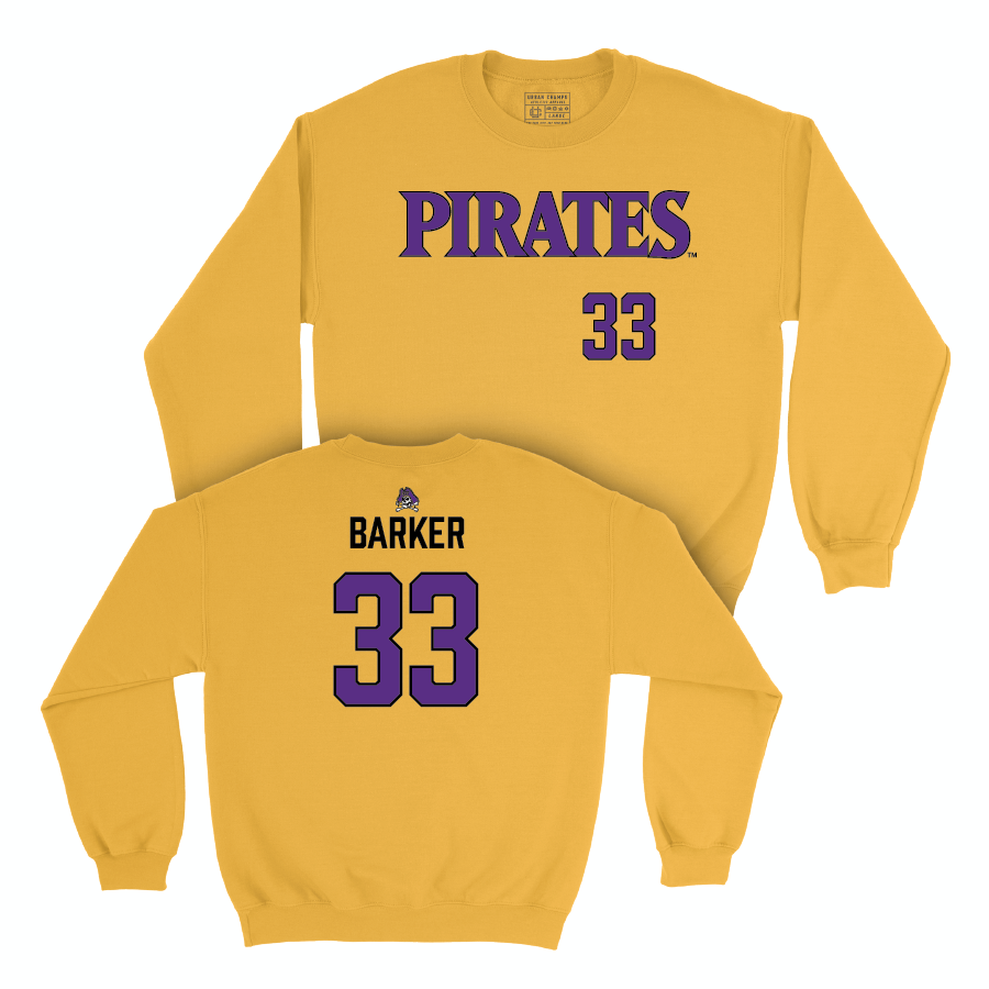 East Carolina Football Gold Pirates Crew   - Zakye Barker