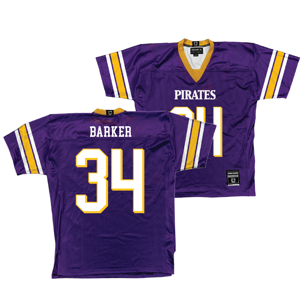 East Carolina Purple Football Jersey - Jackson Barker | #34