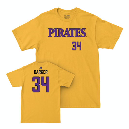 East Carolina Football Gold Pirates Tee - Jackson Barker