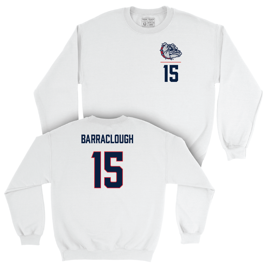 Gonzaga Women's Soccer White Logo Crew  - Taryn Barraclough