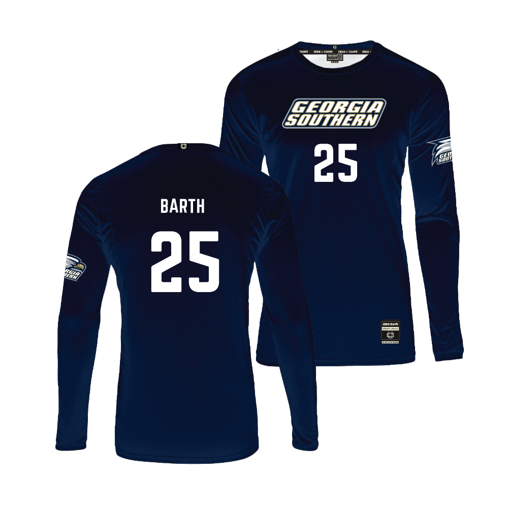 Georgia Southern Women's Volleyball Navy Jersey - Reagan Barth