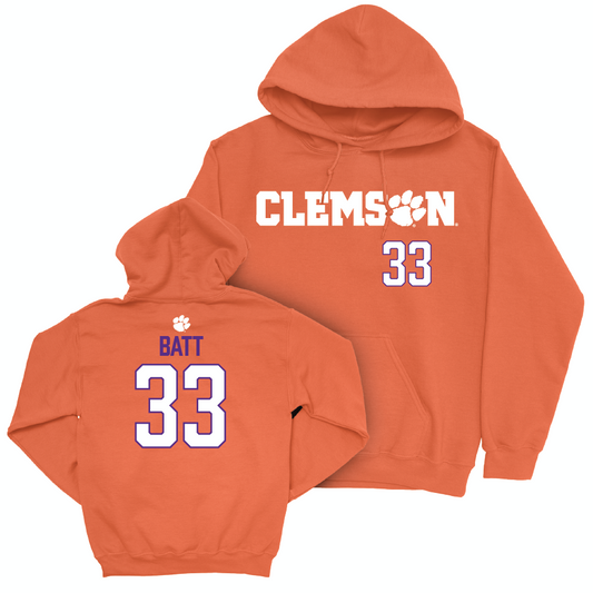 Clemson Football Orange Sideline Hoodie  - Griffin Batt