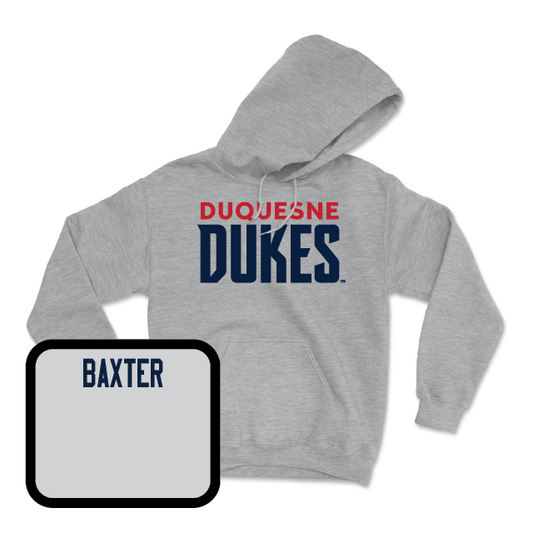 Duquesne Women's Track & Field Sport Grey Lock Hoodie - Anna Baxter