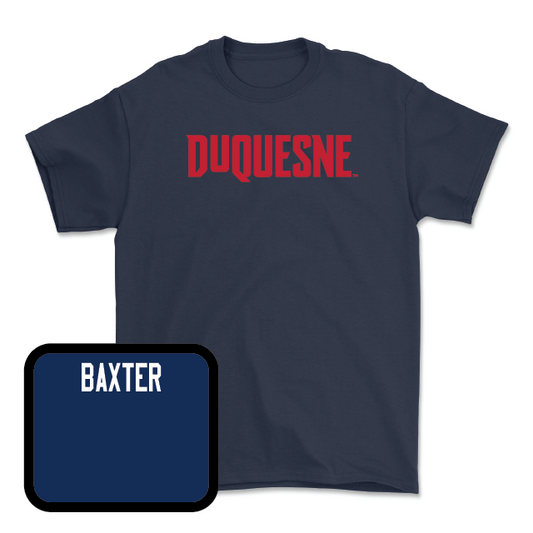 Duquesne Women's Track & Field Navy Duquesne Tee - Anna Baxter