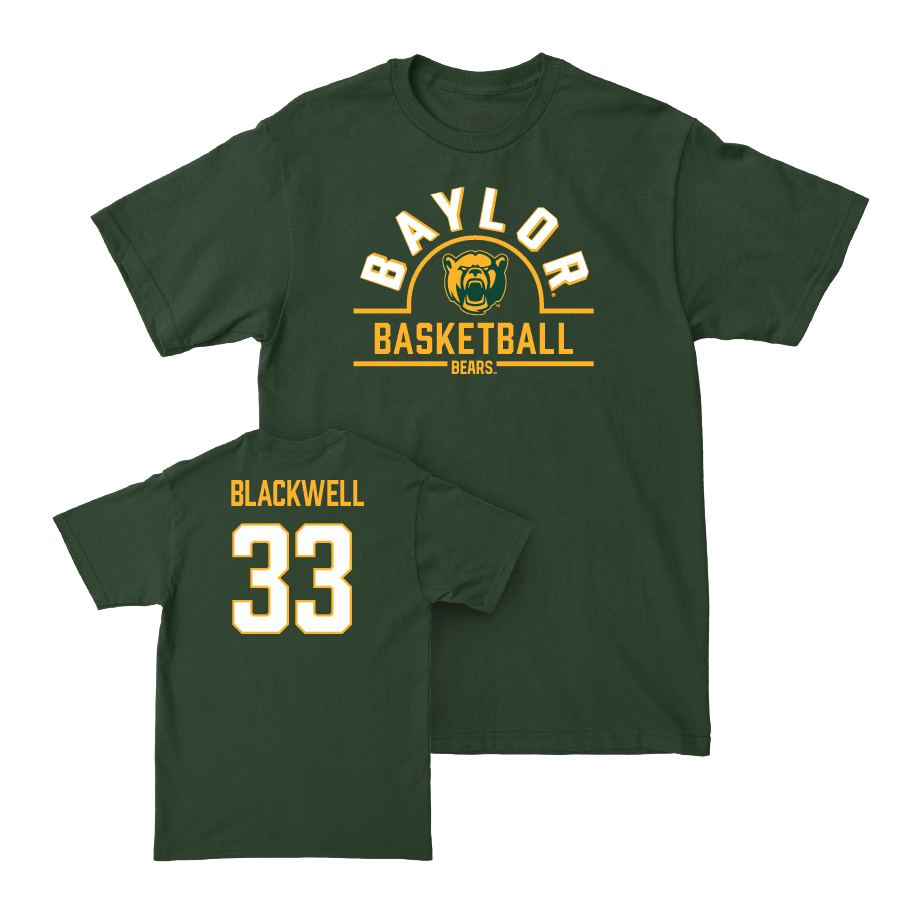 Baylor Women's Basketball Forest Green Arch Tee - Aijha Blackwell Small