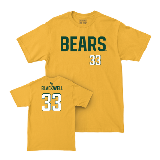 Baylor Women's Basketball Gold Bears Tee - Aijha Blackwell Small