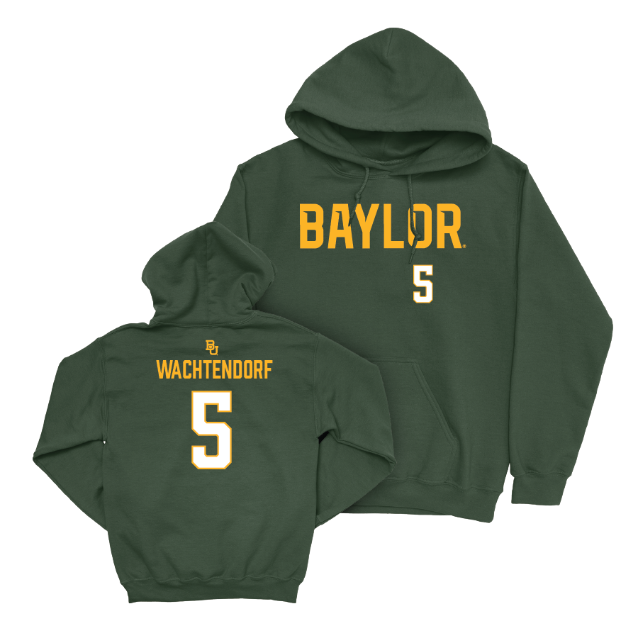 Baylor Softball Green Wordmark Hoodie - Ashlyn Wachtendorf Small