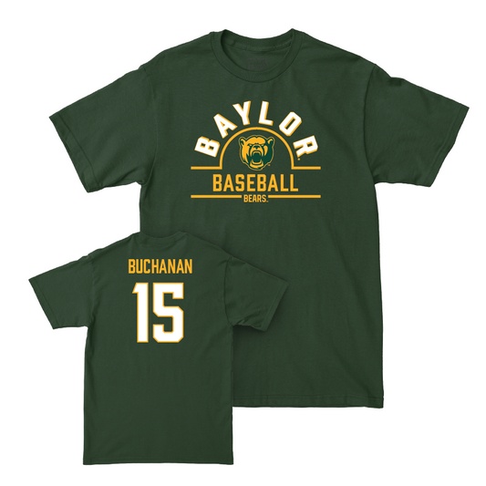 Baylor Baseball Forest Green Arch Tee - Brayden Buchanan Small