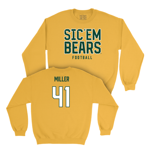 Baylor Football Gold Sic 'Em Crew - Brooks Miller Small