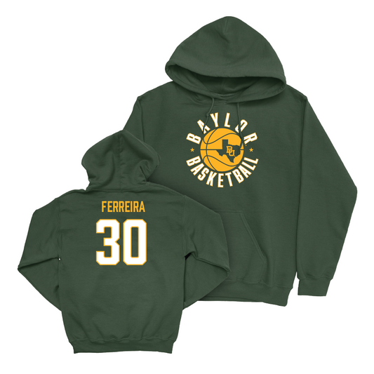 Baylor Women's Basketball Green Hardwood Hoodie - Catarina Ferreira Small