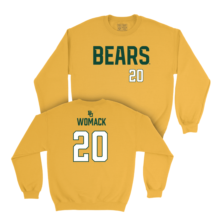 Baylor Baseball Gold Bears Crew - Chase Womack Small