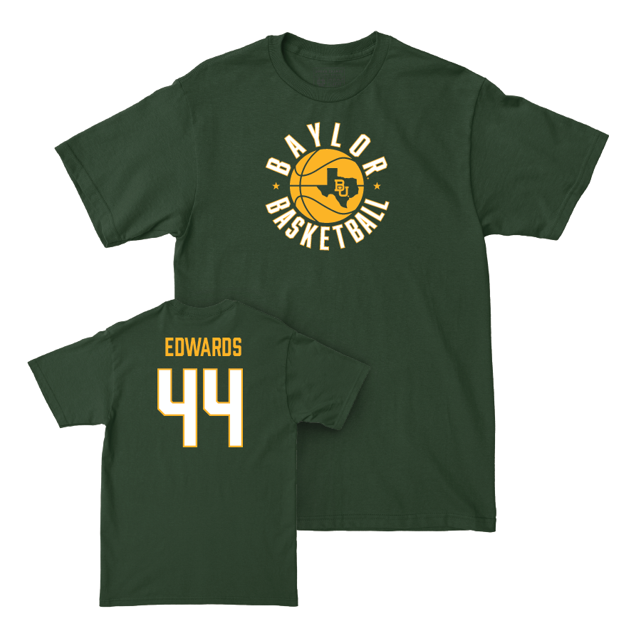 Baylor Women's Basketball Green Hardwood Tee - Dre'Una Edwards Small