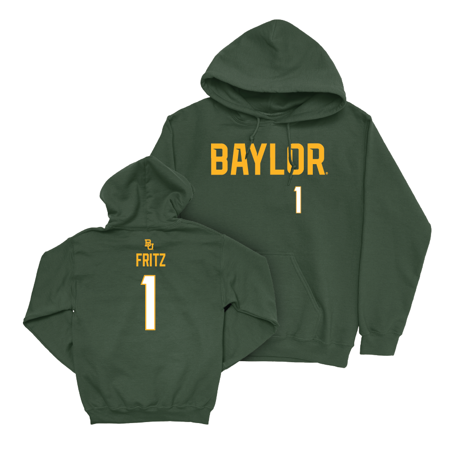 Baylor Women's Basketball Green Wordmark Hoodie - Denae Fritz Small