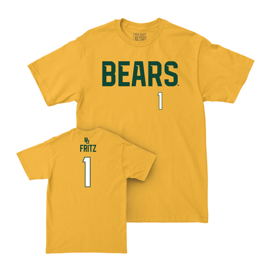 Baylor Women's Basketball Gold Bears Tee - Denae Fritz Small