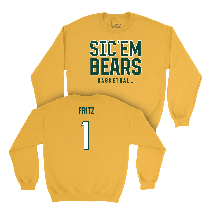 Baylor Women's Basketball Gold Sic 'Em Crew - Denae Fritz Small