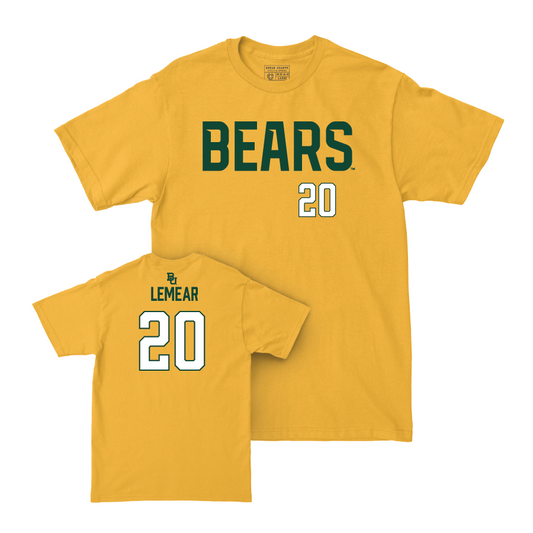 Baylor Football Gold Bears Tee - Devin Lemear Small