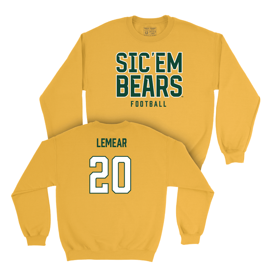 Baylor Football Gold Sic 'Em Crew - Devin Lemear Small