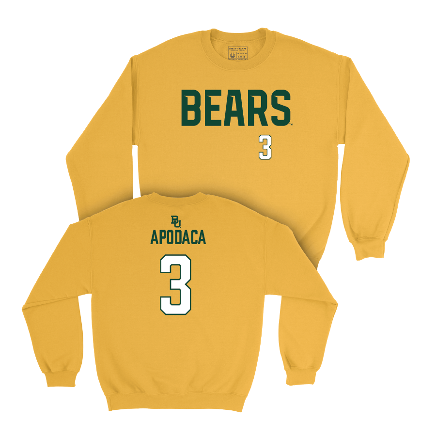 Baylor Baseball Gold Bears Crew - Enzo Apodaca Small