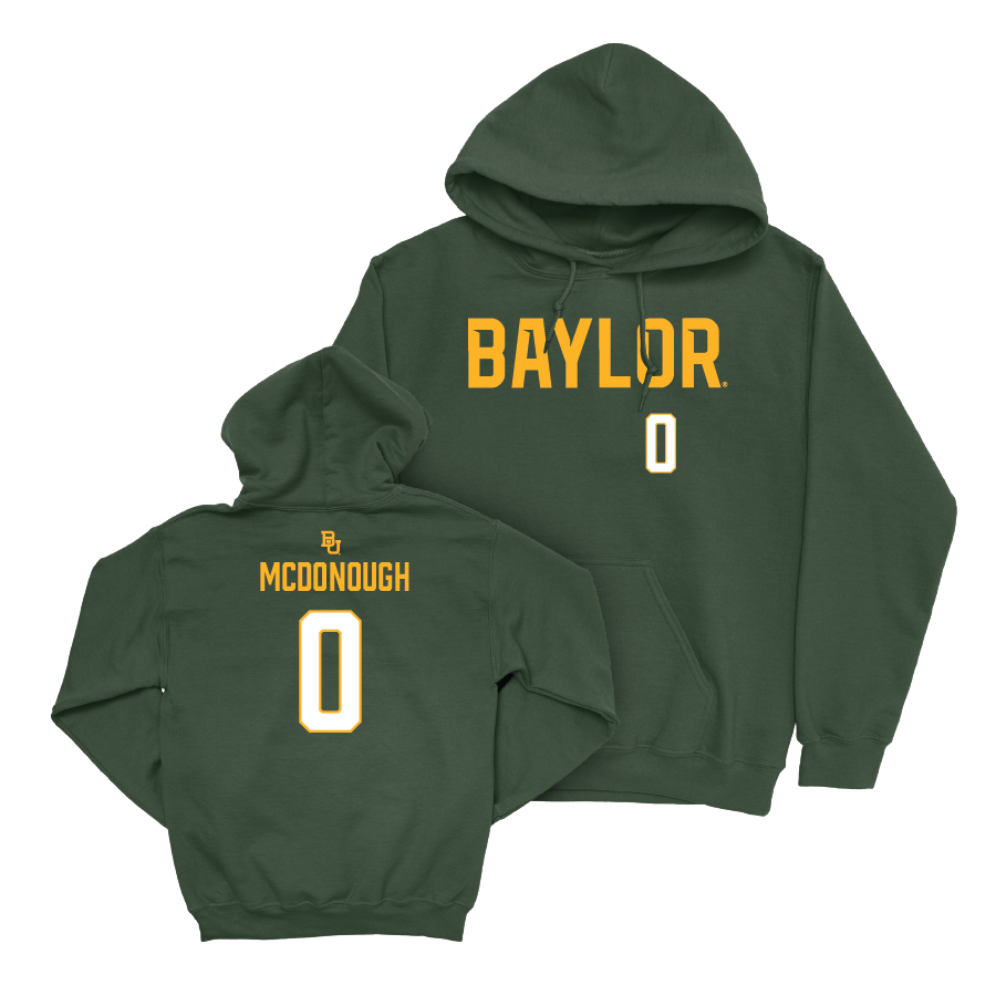 Baylor Softball Green Wordmark Hoodie - Emry McDonough Small