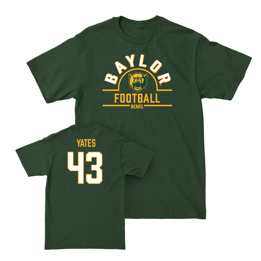 Baylor Football Forest Green Arch Tee - Gavin Yates Small